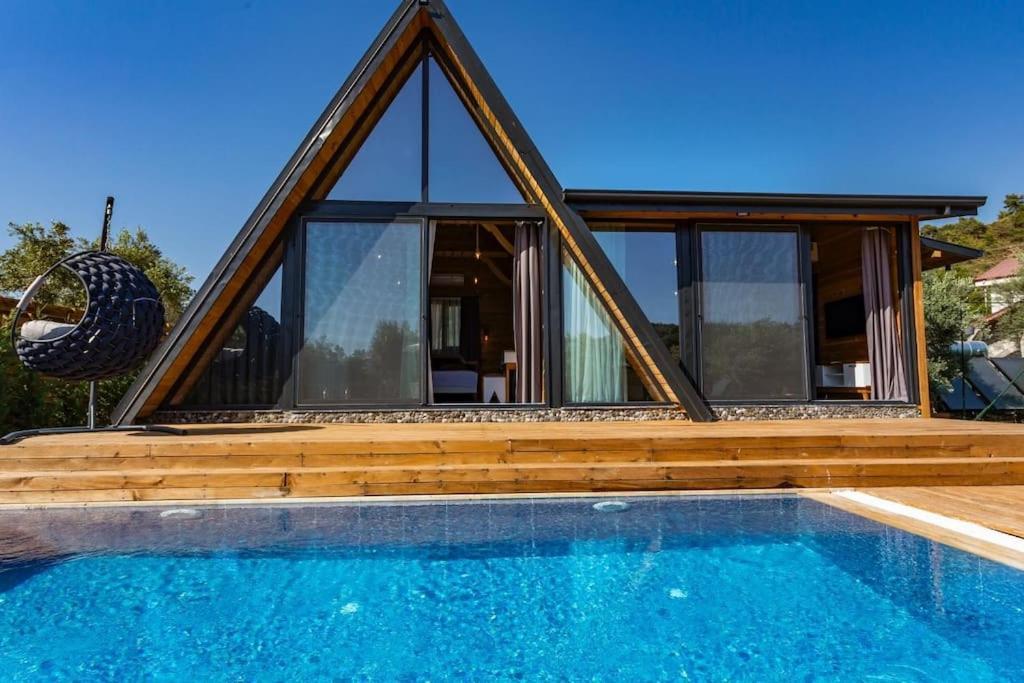 Villa Zeytin Havuzlu Jakuzili フェティエ エクステリア 写真