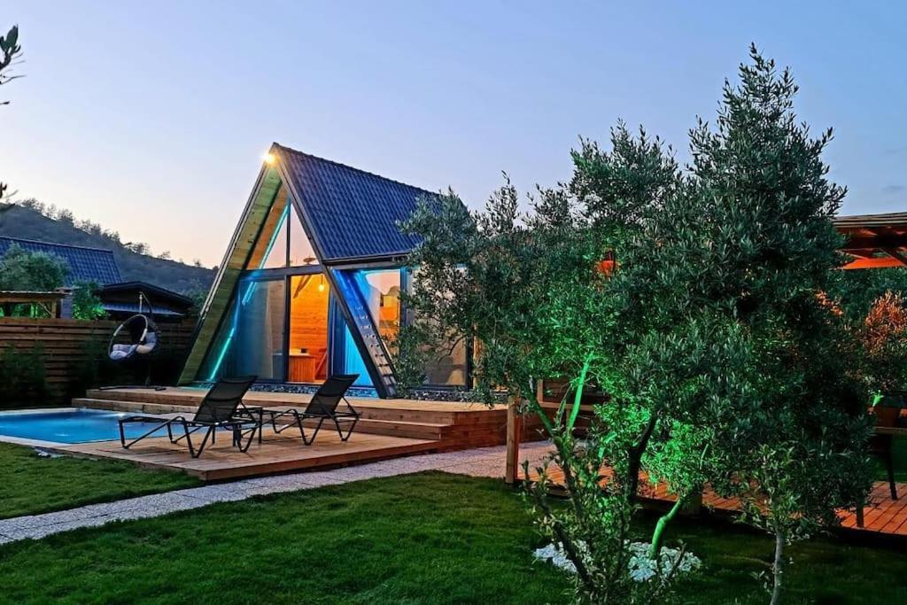Villa Zeytin Havuzlu Jakuzili フェティエ エクステリア 写真