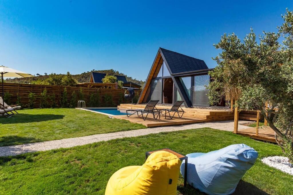 Villa Zeytin Havuzlu Jakuzili フェティエ エクステリア 写真