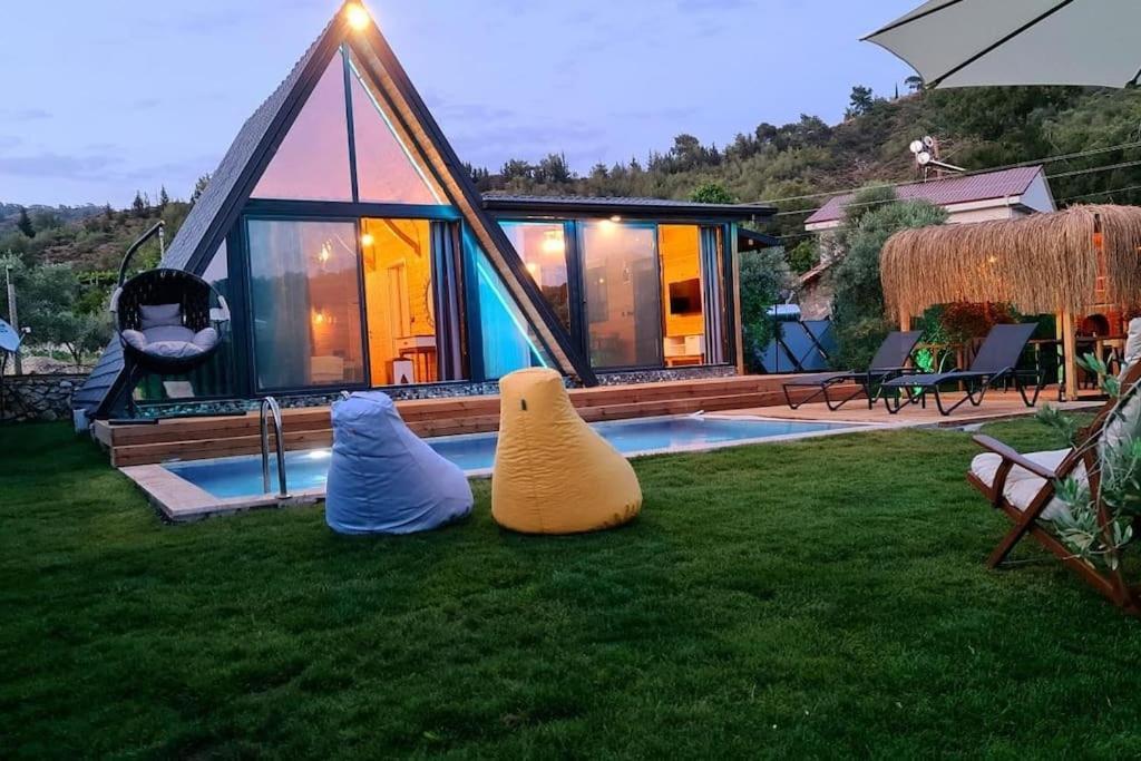 Villa Zeytin Havuzlu Jakuzili フェティエ エクステリア 写真